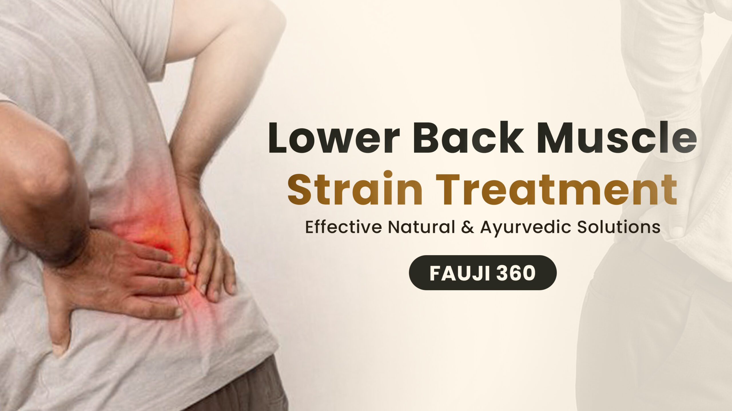 lower back muscle strain treatment